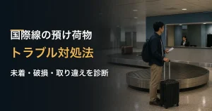 国際線の預け荷物トラブル対処法